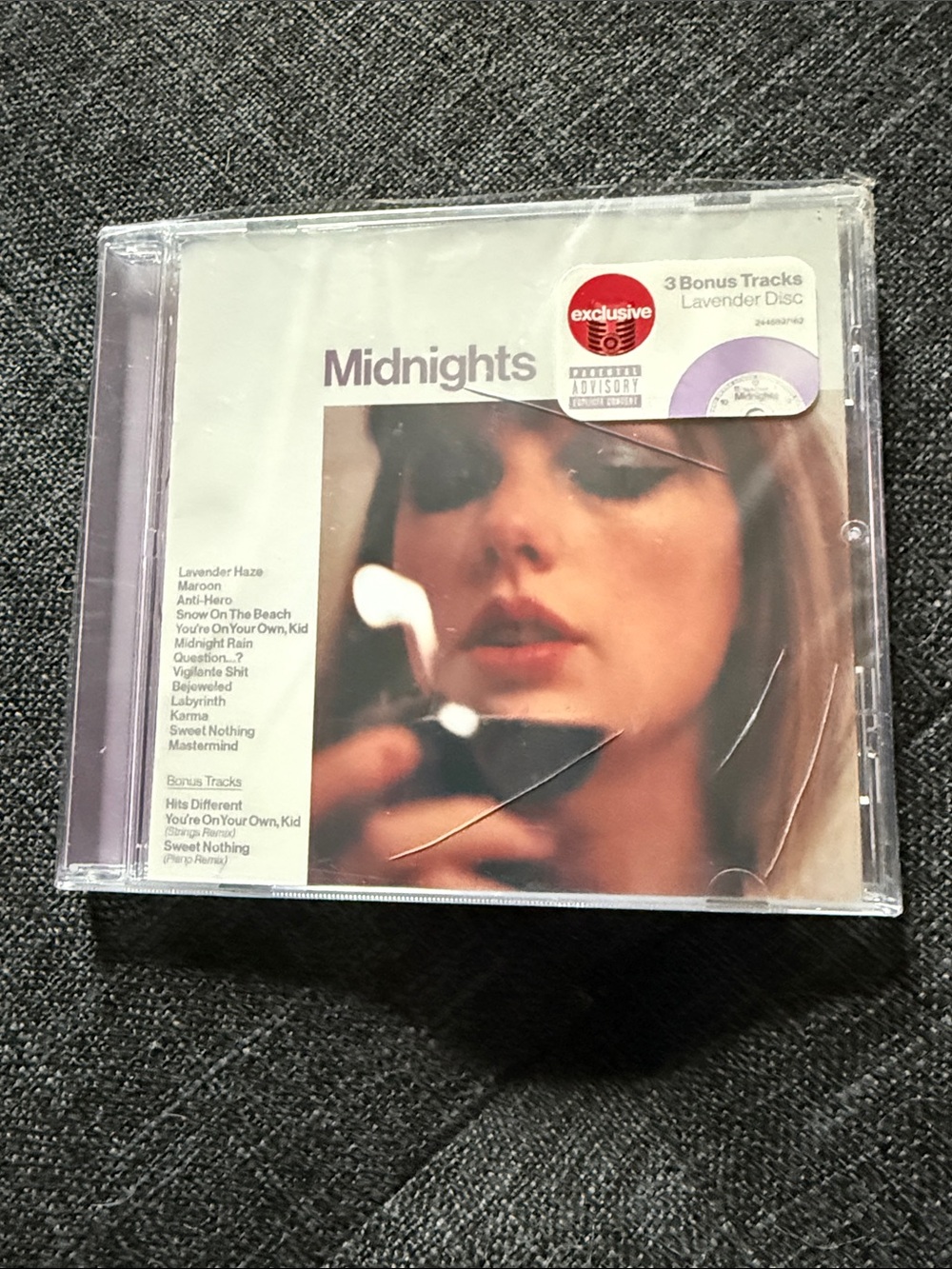 Taylor Swift Midnights CD Lavender Disc